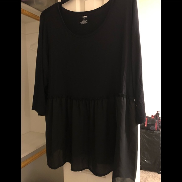 Tops - Never worn black peplum top